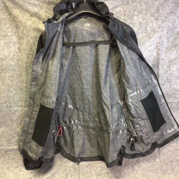 THE NORTH FACE Flight Series Women Stormy Trail Windbreaker Jacket Size M Black - Picture 6 of 7
